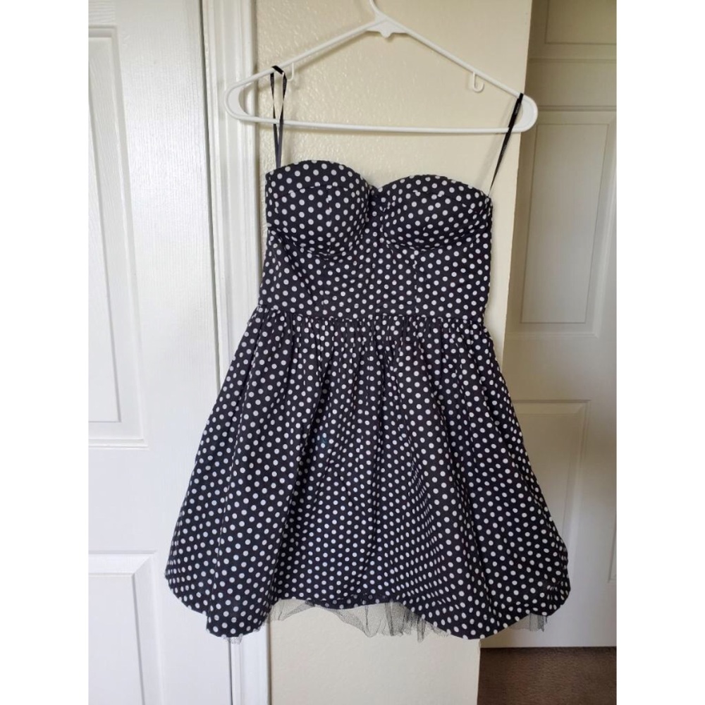 Black and White Polk A Dot Dress